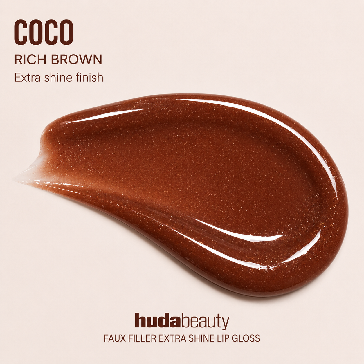 Huda Beauty - Faux Filler - Gloss haute brillance - Coco