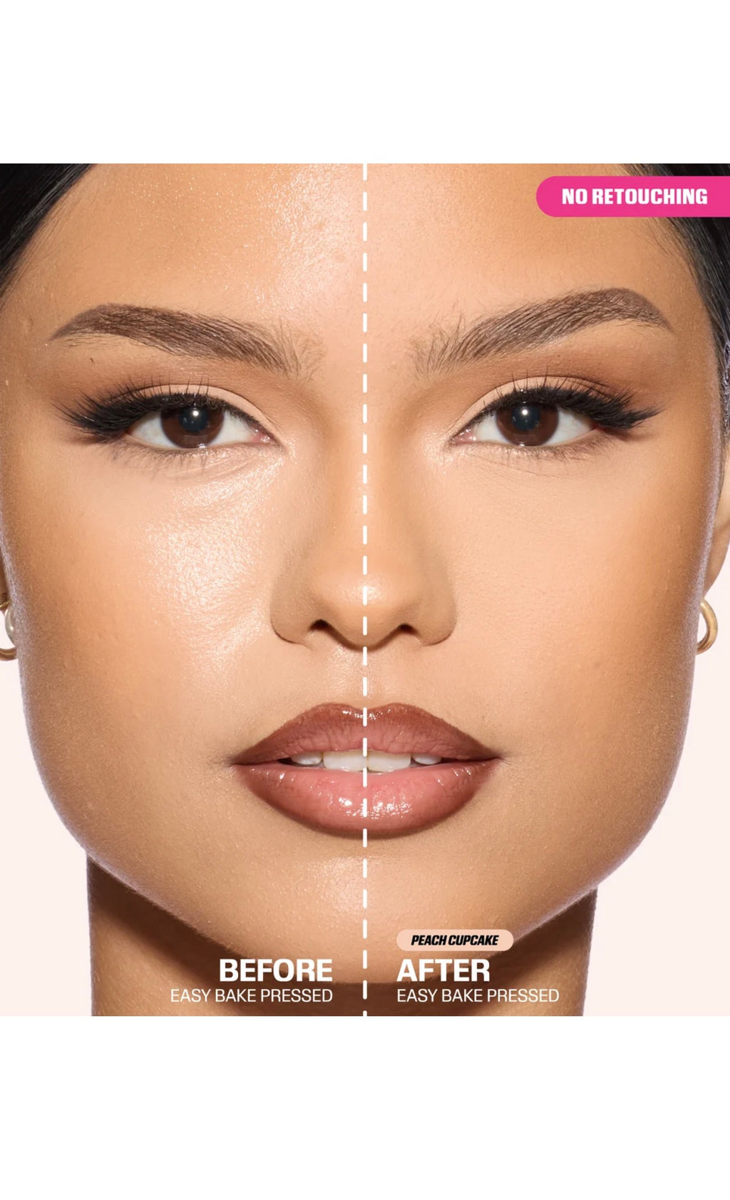 Huda Beauty Easy Bake & Snatch – Poudre Pressée – Peach Pie
