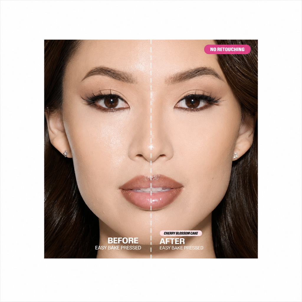 Huda Beauty Easy Bake & Snatch – Poudre Pressée Cherry Blossom Cake